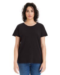 Ladies' Rocker Garment-Dyed Distressed T-Shirt