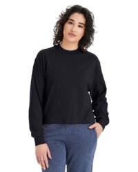 Ladies' Main Stage Long-Sleeve Cropped T-Shirt