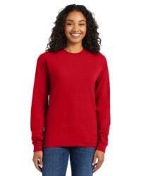 Men's 5.2 oz. ComfortSoft® Cotton Long-Sleeve T-Shirt