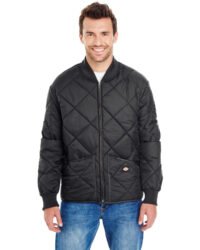 Men's Diamond Quilted Nylon Jacket