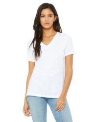 Ladies' Relaxed Jersey V-Neck T-Shirt