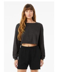 FWD Fashion Ladies' Cropped Long-Sleeve T-Shirt