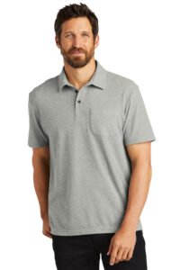 Port Authority C-FREE Cotton Blend Pique Pocket Polo