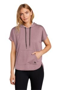 New Era  Ladies Performance Terry Short Sleeve Hoodie