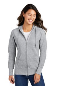 Port & Company Ladies Core Fleece Full-Zip Hooded Sweatshirt