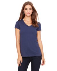 Ladies' Jersey Short-Sleeve V-Neck T-Shirt