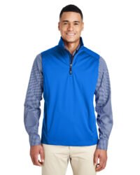 Men's Techno Lite Three-Layer Knit Tech-Shell Quarter-Zip Vest