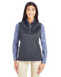 Ladies' Techno Lite Three-Layer Knit Tech-Shell Quarter-Zip Vest