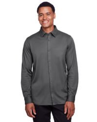 Men's CrownLux Performance Plaited Button-Down Shirt