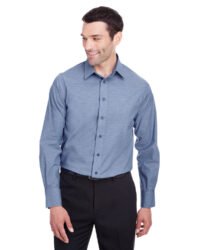 Men's Crown Collection Stretch Pinpoint Chambray Shirt