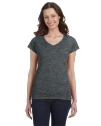 Ladies' SoftStyle® Fitted V-Neck T-Shirt