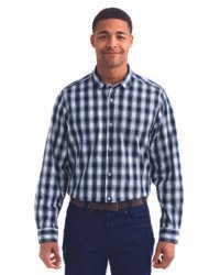 Men's Mulligan Check Long-Sleeve Cotton Shirt