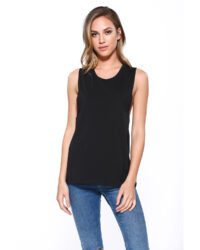 Ladies' Cotton Muscle T-Shirt