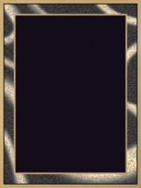 6X8 BLACK/GOLD ARTIST PLT