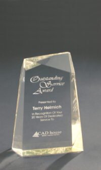 7" GLD ACYLIC FACET WEDGE