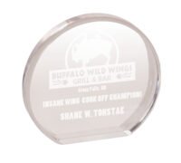 6X5.5 CLEAR ROUND ACRYLIC