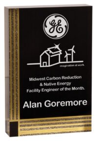 5X7 BLK DMNDS REC ACRYLIC