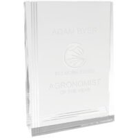 5.5X8" CRYSTAL WEDGE