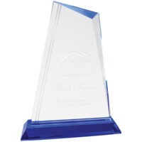 9.75" CRY PEAK W/BLU BASE