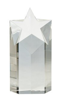 8" CRYSTAL STAR COLUMN