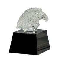 5.75"EAGLE HEAD W/BLK BAS