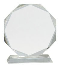 7.25" CRYSTAL OCTAGON