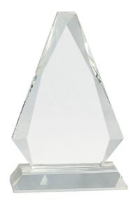 8" CRYSTAL TRIANGLE