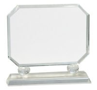 8" CRYSTAL RECTANGLE