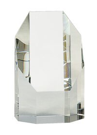 5" CRYSTAL OCTAGON TOWER