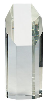 8" CRYSTAL OCTAGON TOWER