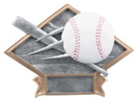 6X8.5 BASEBALL DIMND PLT