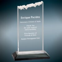 5X8 SLV FROSTED IMPRS ACR