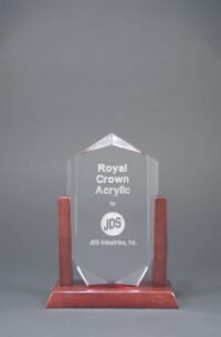 9" ROYAL CROWN ACR W/BASE