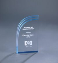 4X7 BLU WAVE ACRYLC STAND