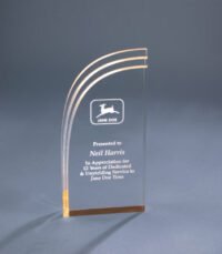 4X8 GLD WAVE ACRYLC STAND