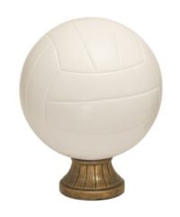 RESIN 5.5" WHITE VLLYBALL