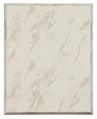 6X8 VALU WHT MARBLE PLQ